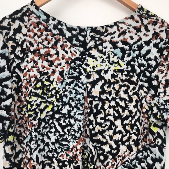 Christian Siriano Abstract Print Stretch Dress - Picture 5 of 6